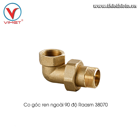 Co góc ren ngoài 90 độ