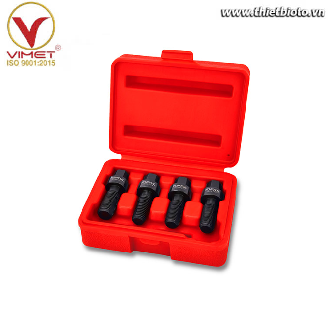 Bộ Dụng Cụ Sửa Ren Trong Moay-ơ Bánh Xe 4PCS TOPTUL JGAI0410